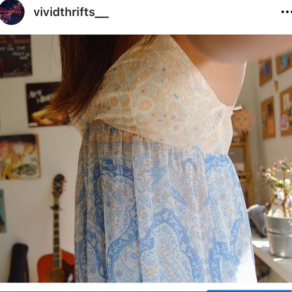 Beach maxi dress 💙 - Picture 4 of 5